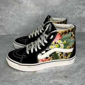 VANS SK8-Hi Tropical‎ Animal Checkerboard Shoes 500714 Men's US 4.5 / 6 Woman’s
